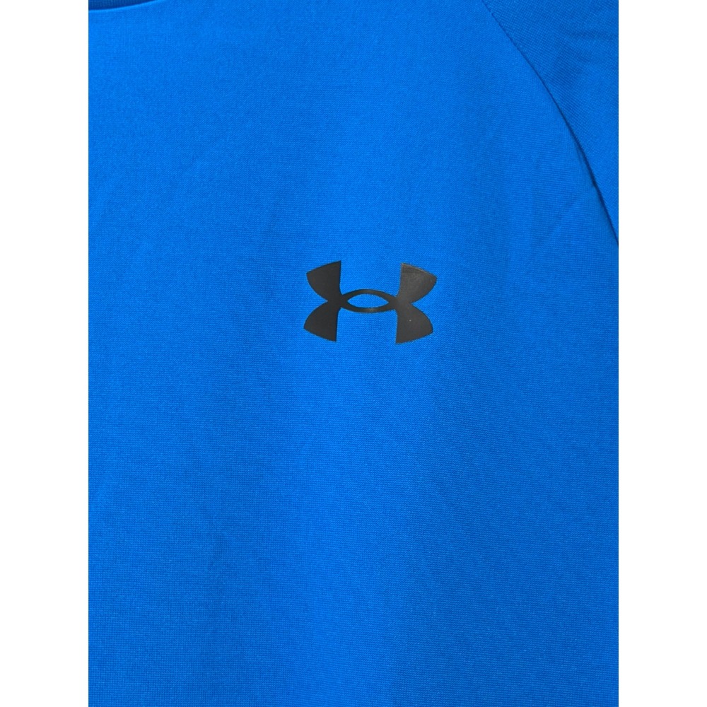Under Armour Mens Tech Tee Blue Short Sleeve Performance T-Shirt Small S - Picture 2 of 4